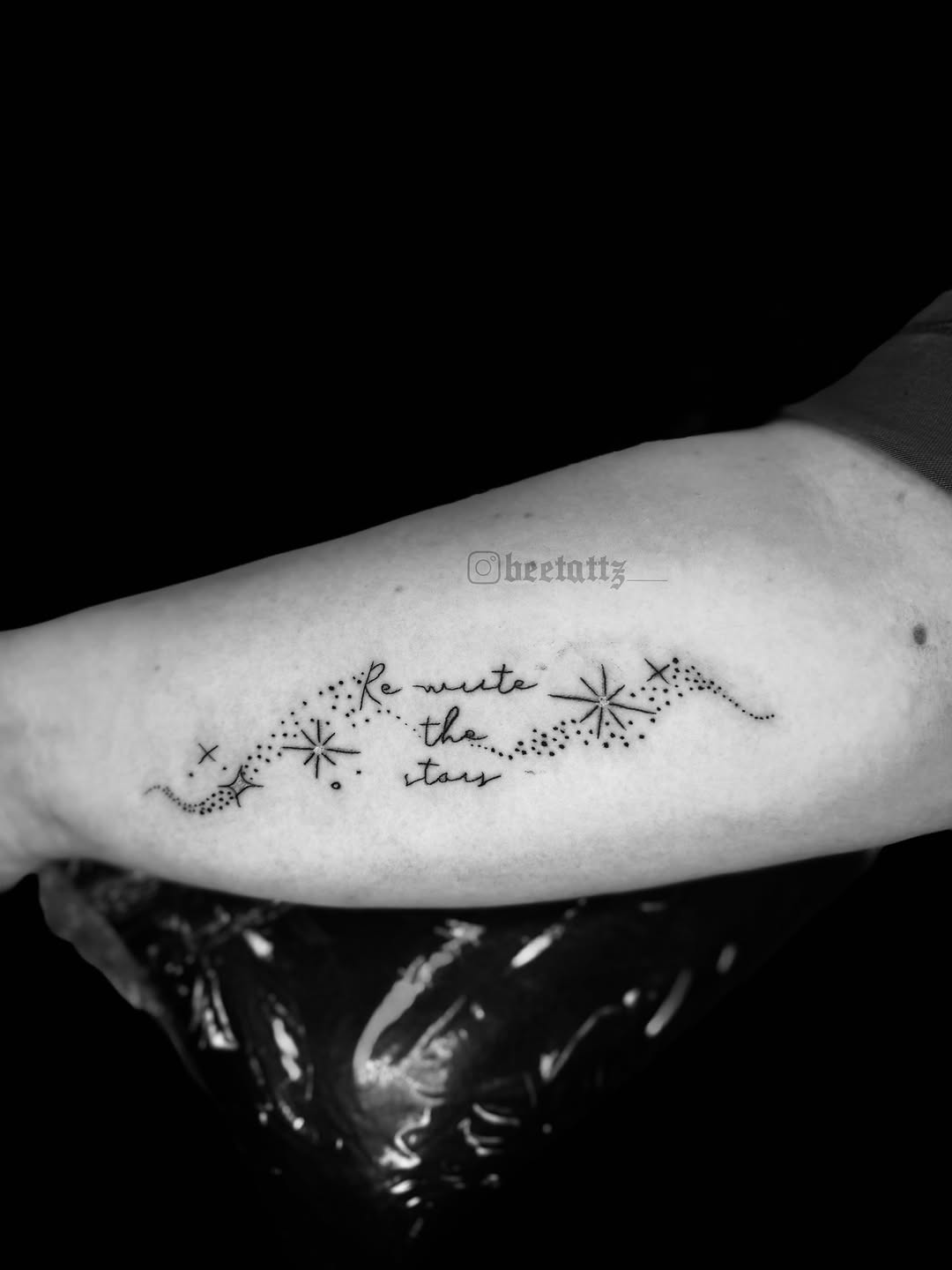 Tattoo by @beetattz_ — fine_line, lettering_script