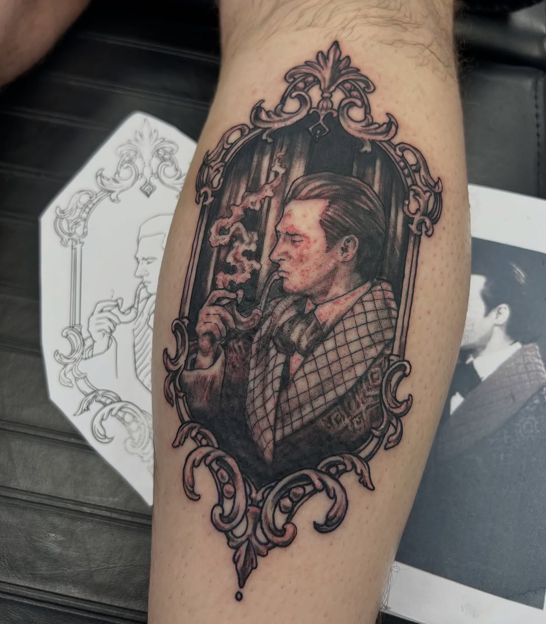 Tattoo by @fionatattooos โ realism, black_and_grey