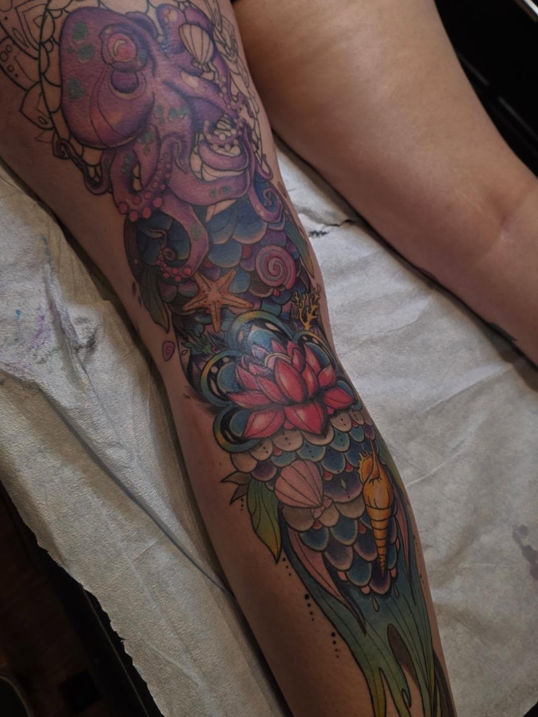 Tattoo by @embermoontattoos โ neo_traditional, realism