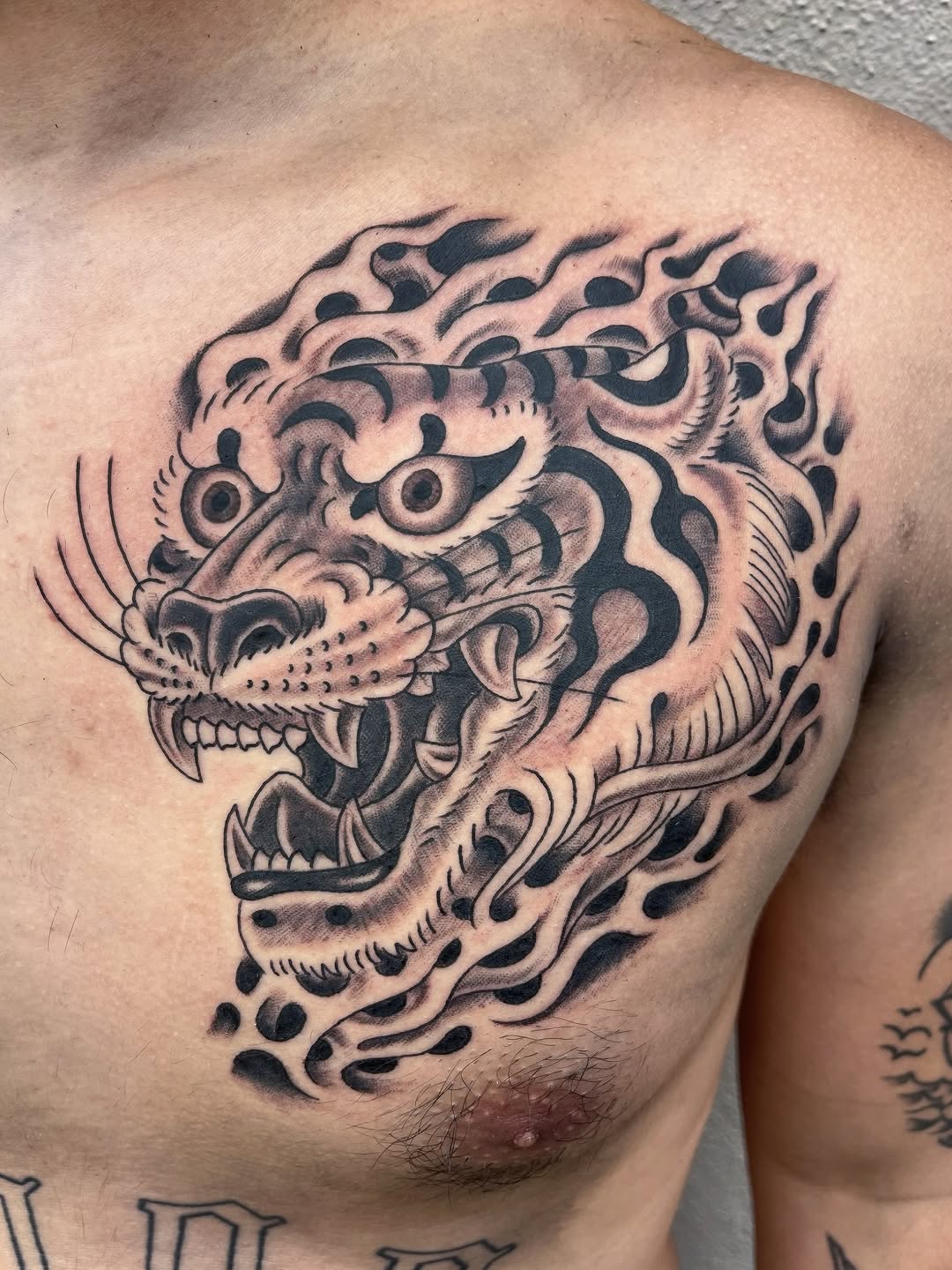 Tattoo by @graham_niles — japanese_irezumi, black_and_grey
