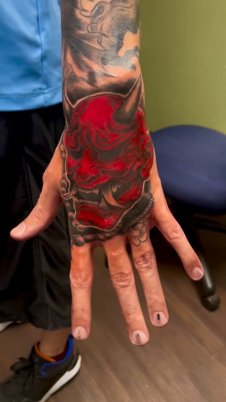 Tattoo by @mikey.ramz — japanese_irezumi, black_and_grey