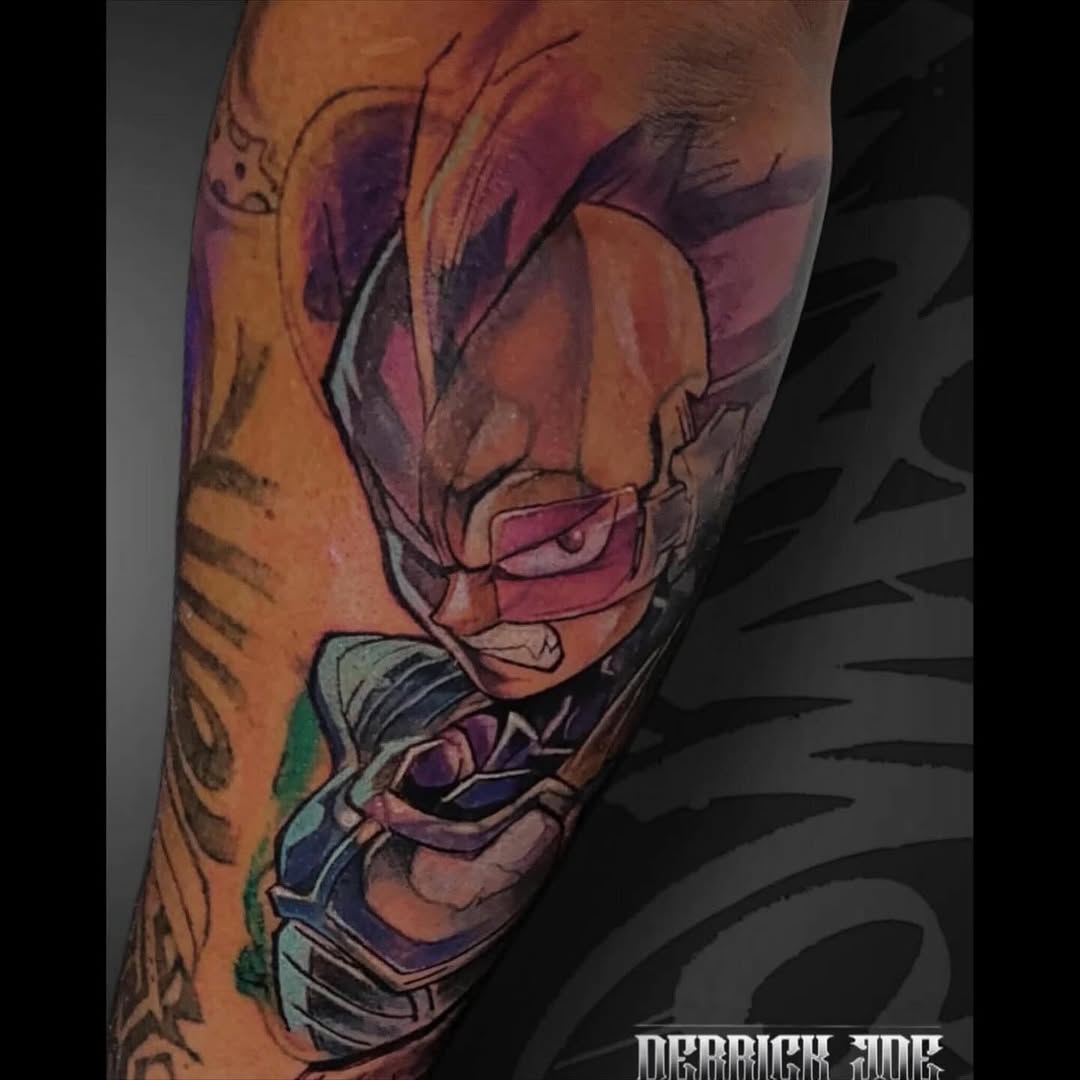 Tattoo by @derrickjoetattooz โ anime, trash_polka