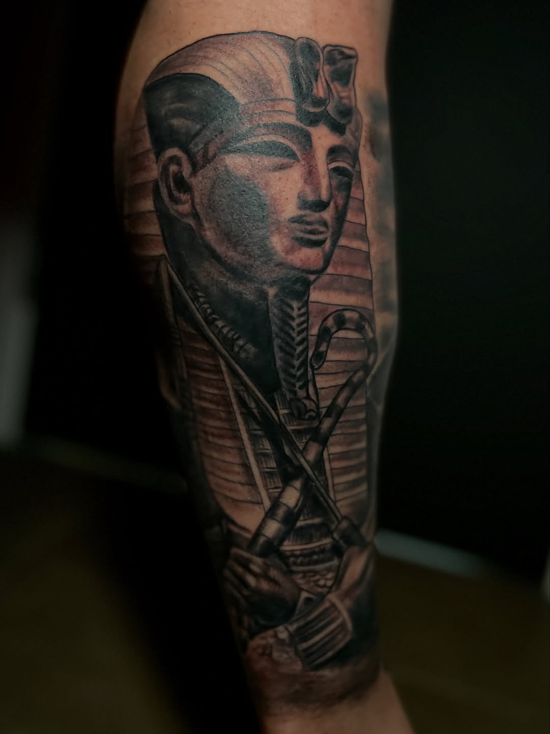 Tattoo by @artdoctortattoo โ realism, black_and_grey