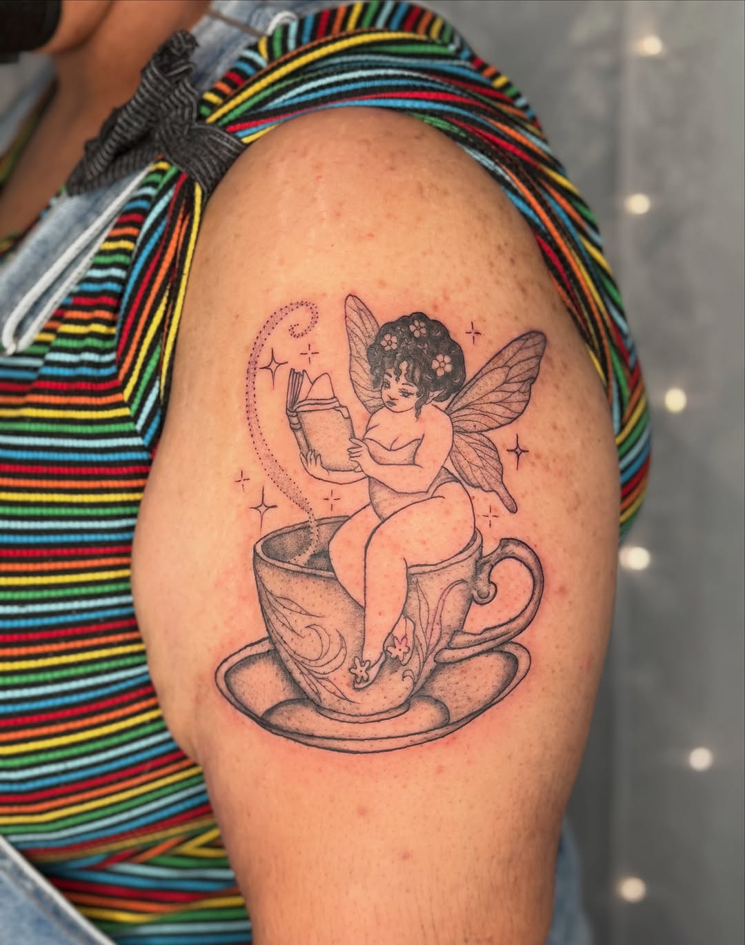 Tattoo by @promethearising — fine_line, illustrative