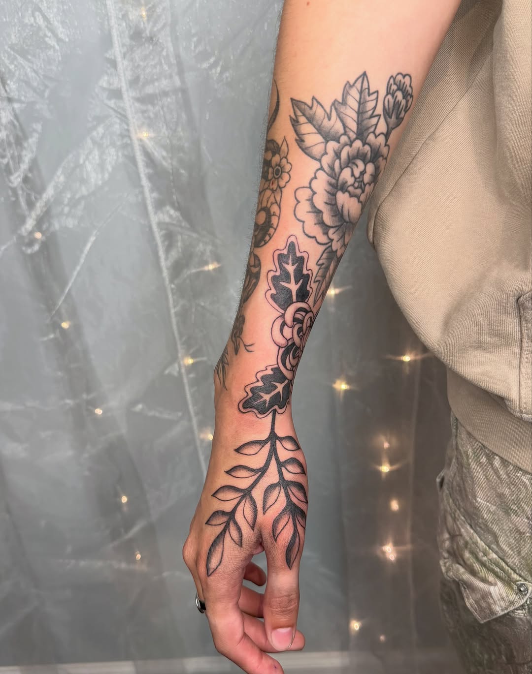 Tattoo by @promethearising — black_and_grey, fine_line