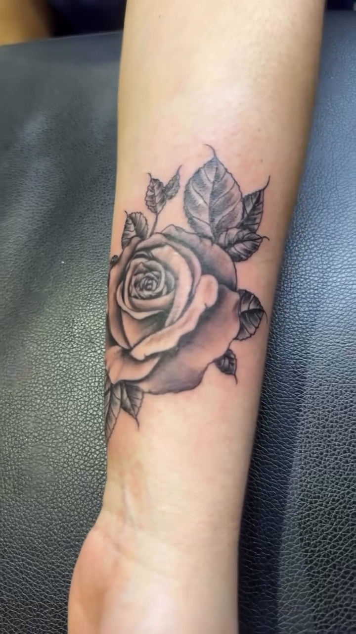 Tattoo by @gaboyzink — black_and_grey, realism