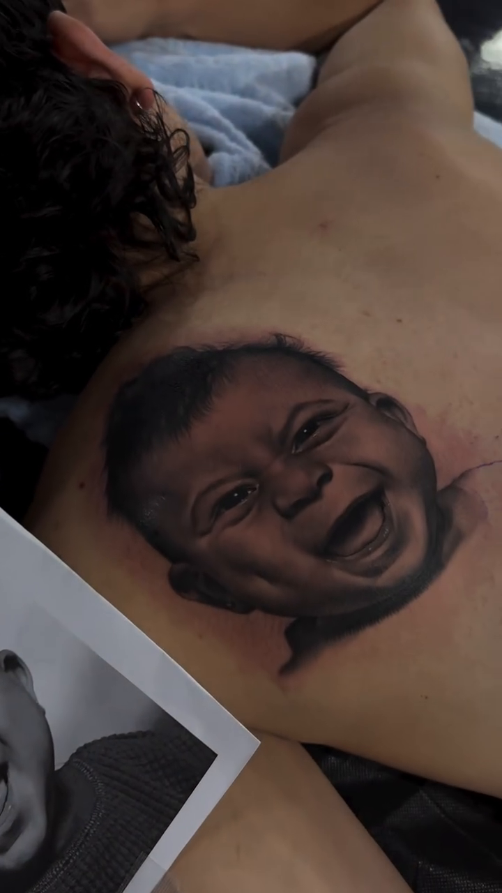 Tattoo by @tattoo_beez — realism, black_and_grey