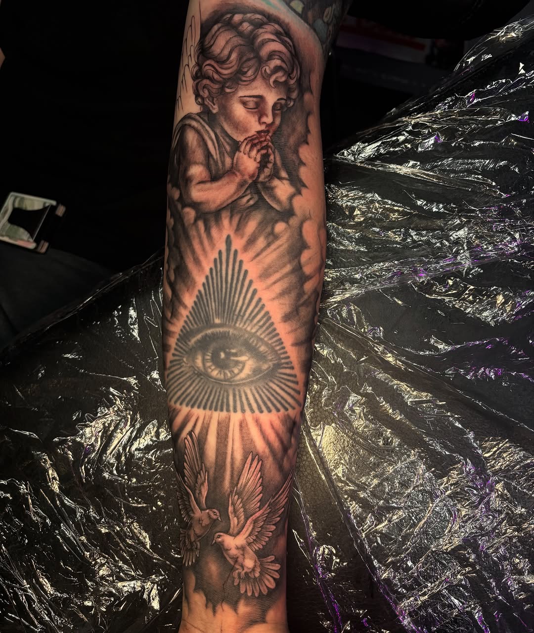 Tattoo by @darsey.waters.art โ realism, black_and_grey
