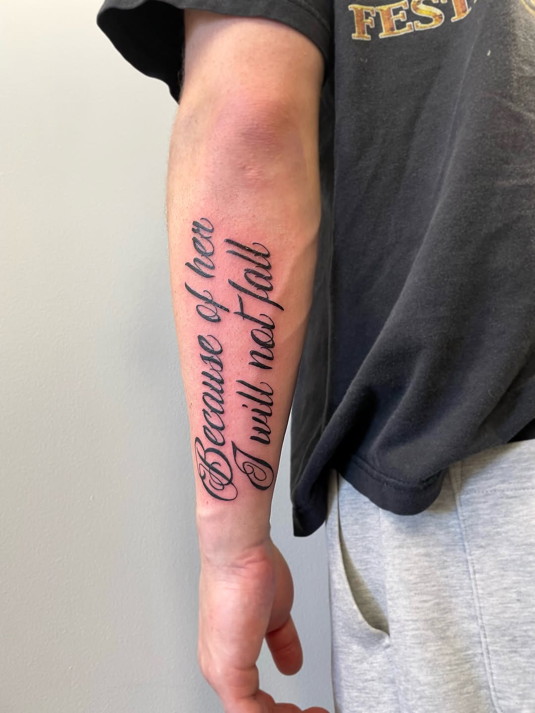 Tattoo by @stephtattoos13 — lettering_script, fine_line