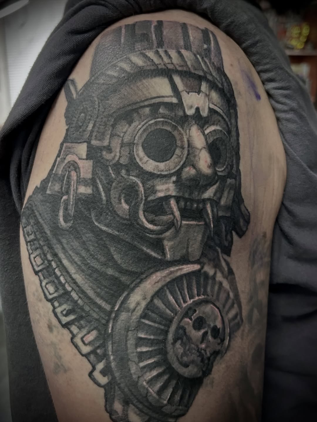 Tattoo by @tattz_brannigan — realism, black_and_grey