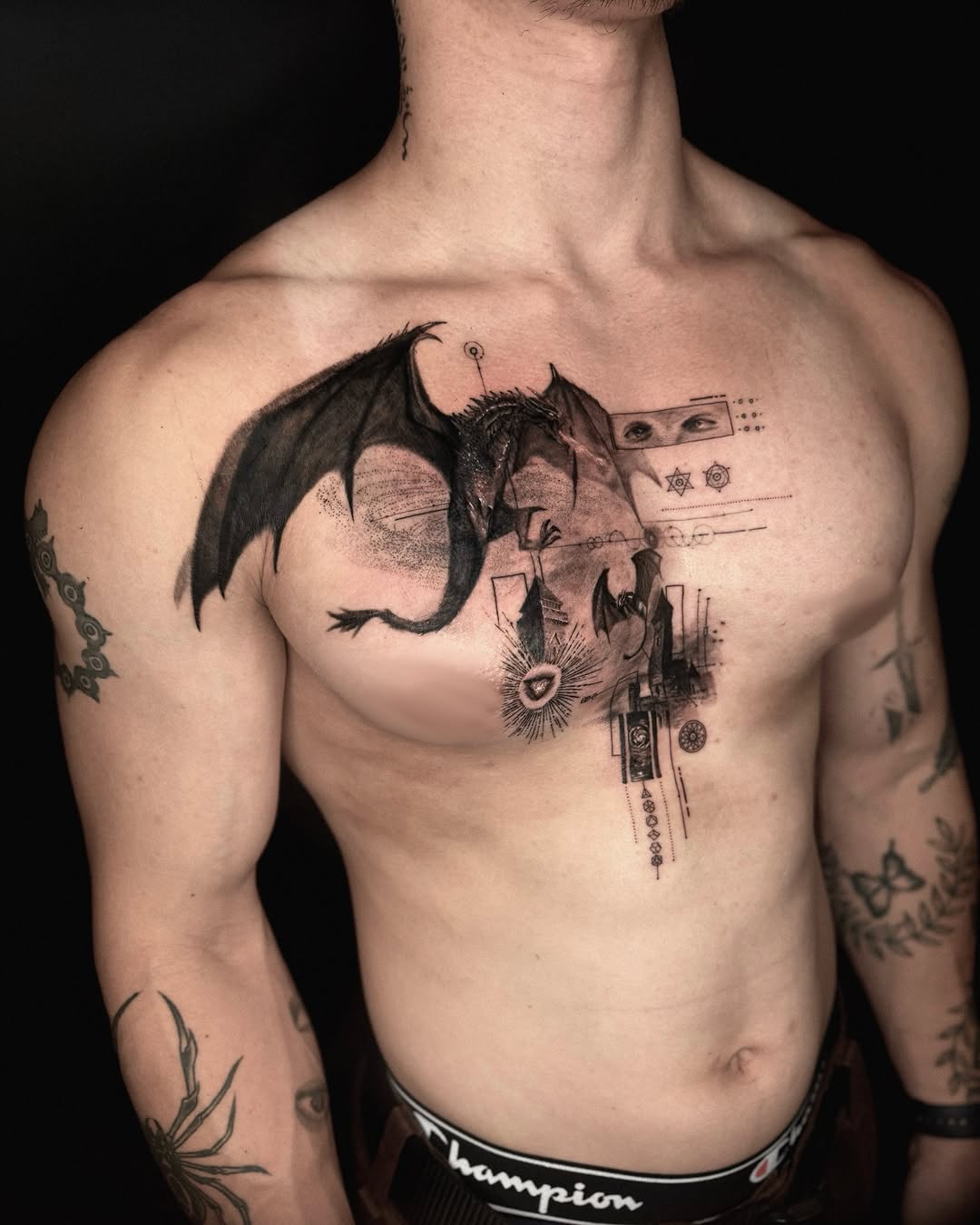 Tattoo by @seraph_gmt — black_and_grey, realism