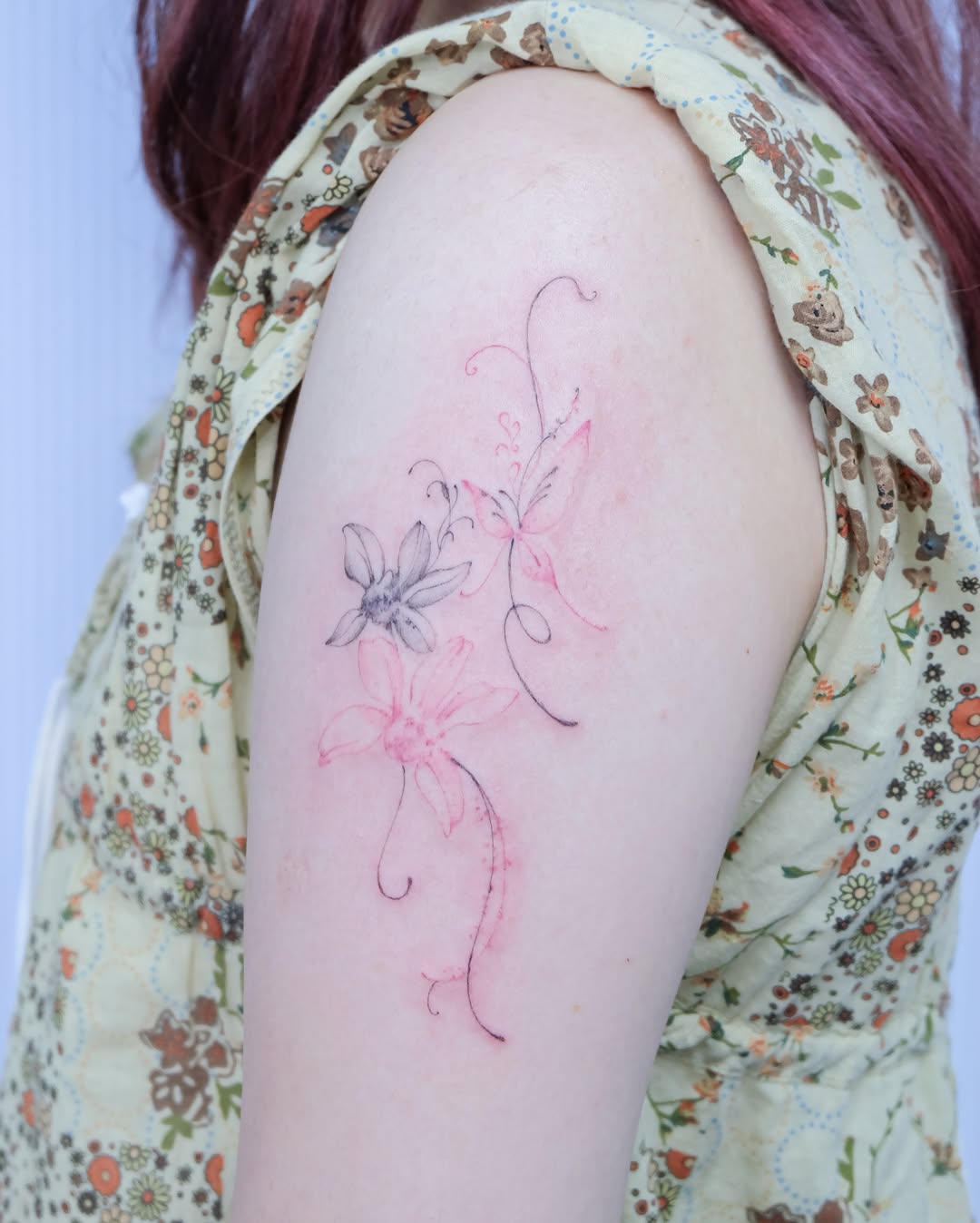 Tattoo by @ablue.tatt — fine_line, watercolor