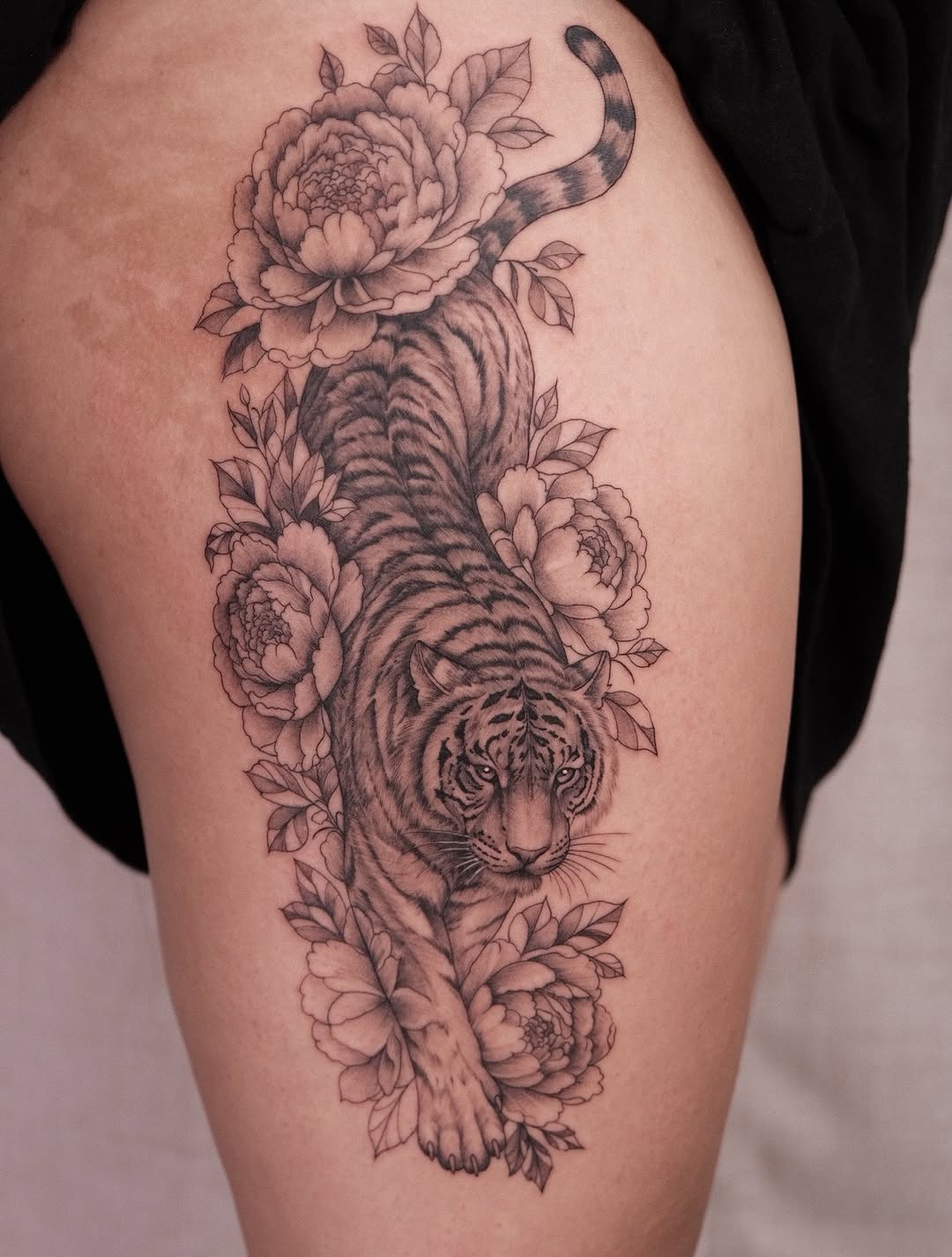 Tattoo by @houstontattooartist_goldenk โ realism, black_and_grey