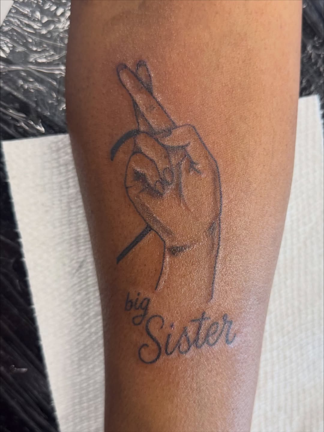 Tattoo by @cherrypoppingchuck — lettering_script, fine_line