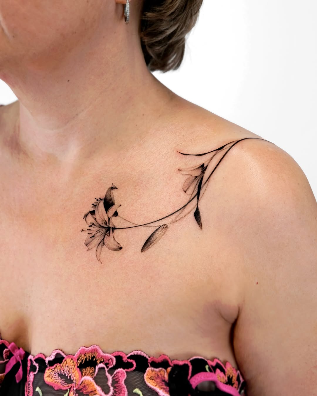 Tattoo by @mukyeon_tattoo — fine_line, black_and_grey