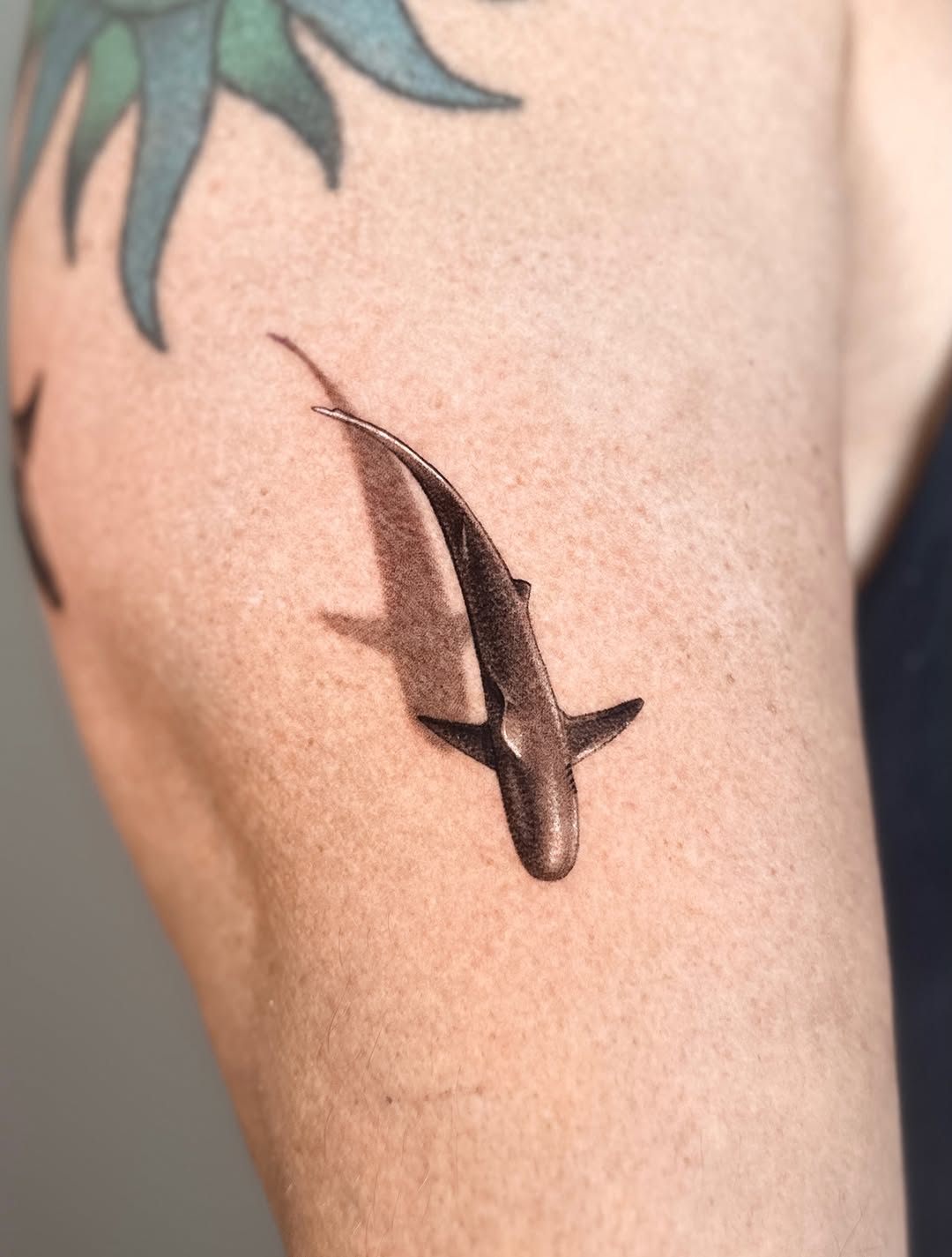 Tattoo by @_via_saru — realism, black_and_grey
