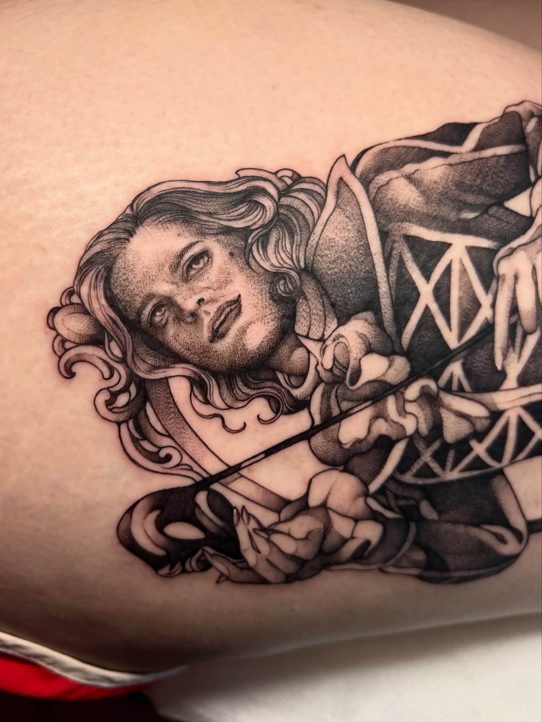Tattoo by @joelytattoos — realism, black_and_grey