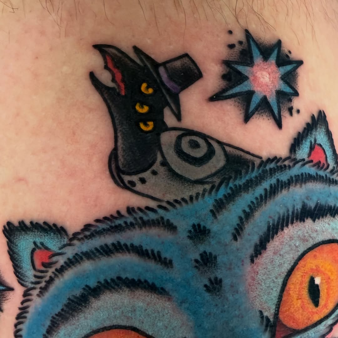 Tattoo by @tattoosbysav — new_school, blackwork