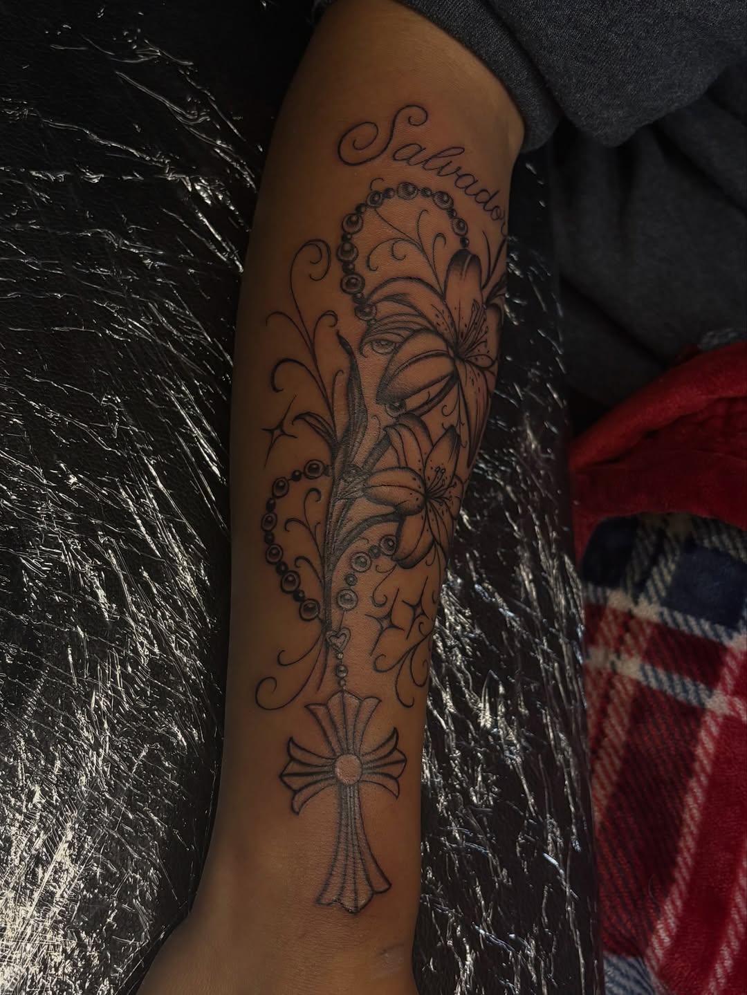 Tattoo by @ann.inkz — lettering_script, fine_line