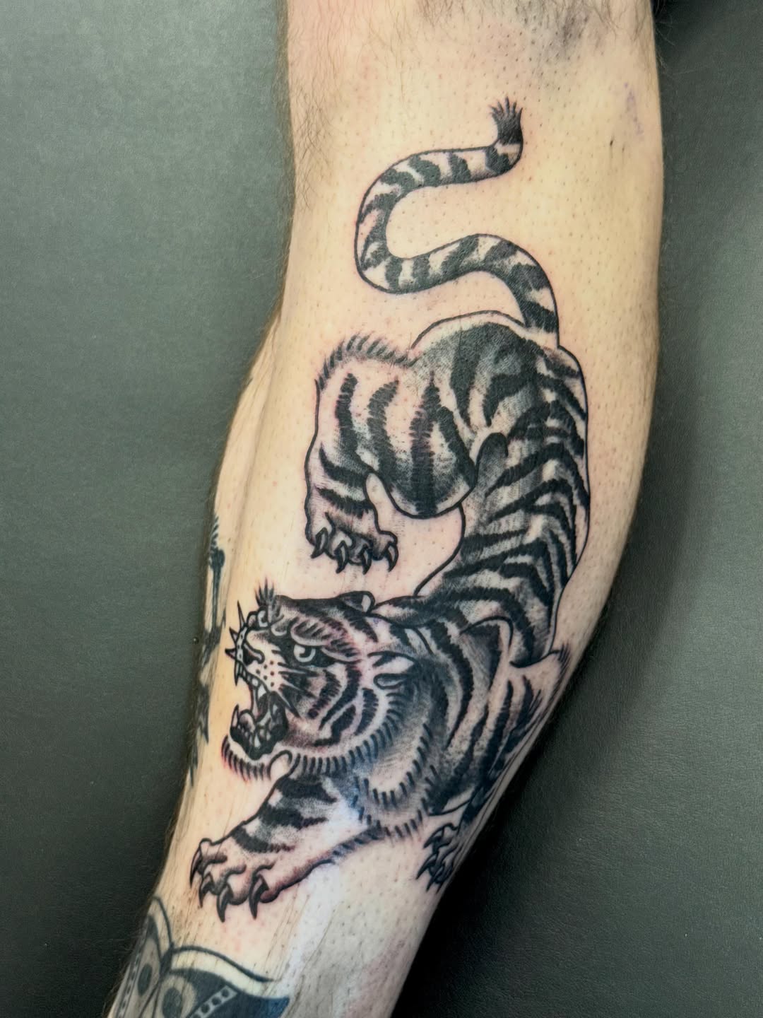 Tattoo by @jesseboss_tattoo — american_traditional, black_and_grey