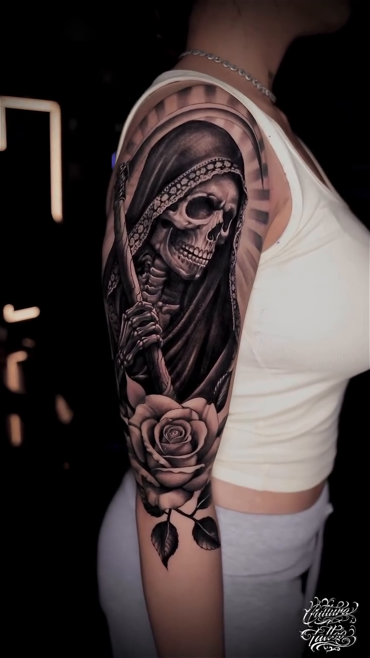 Tattoo by @cultura_tattoo — black_and_grey, realism