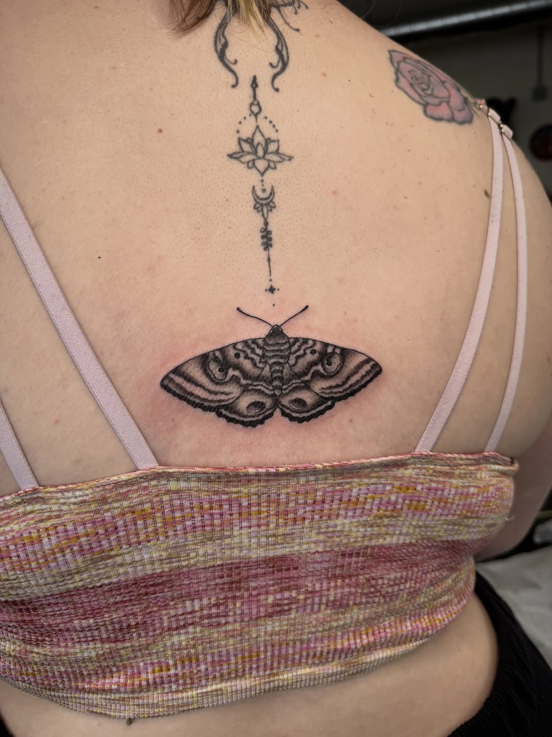 Tattoo by @misslilady — black_and_grey, fine_line