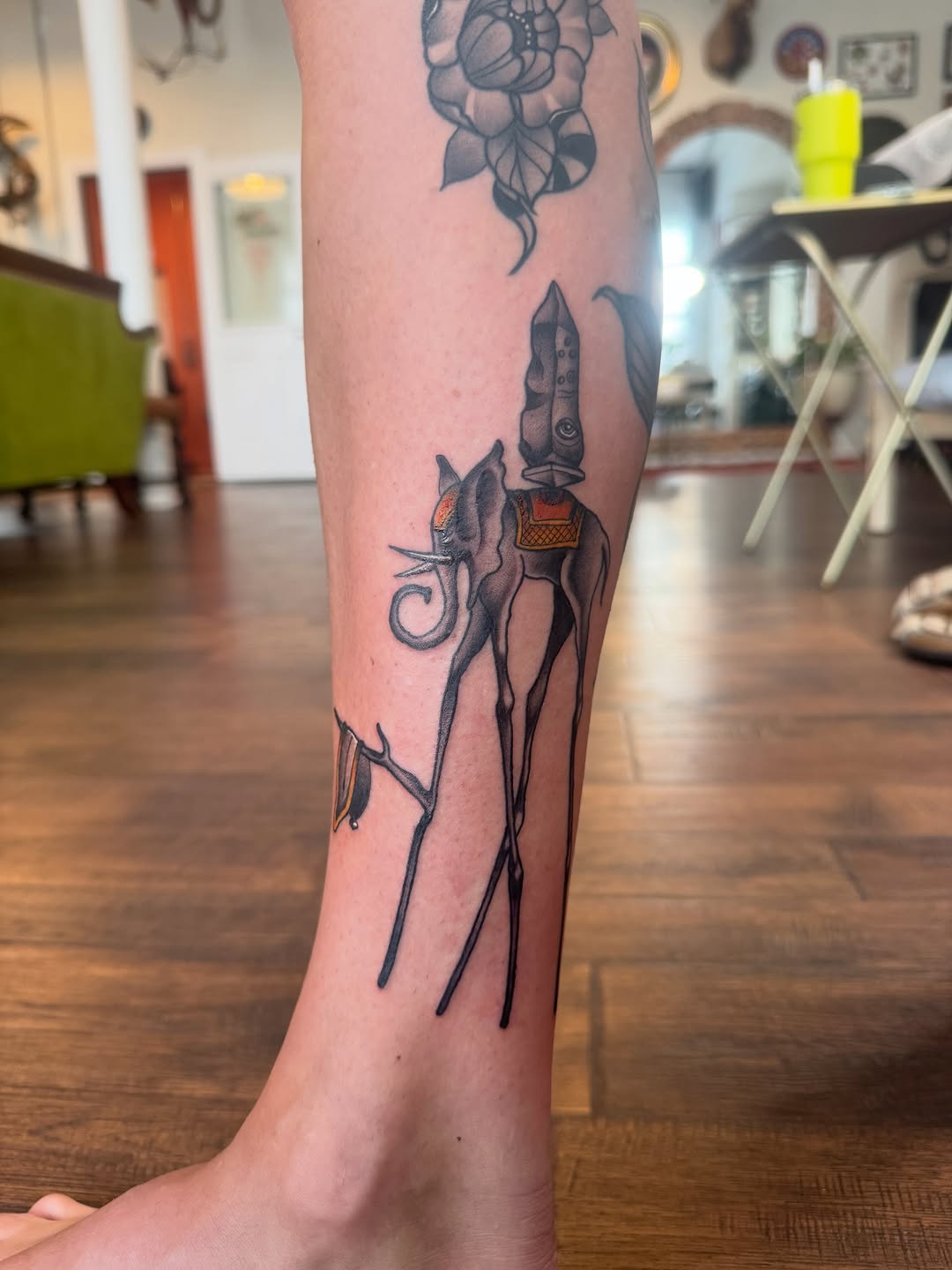 Tattoo by @misslilady — surrealism, black_and_grey