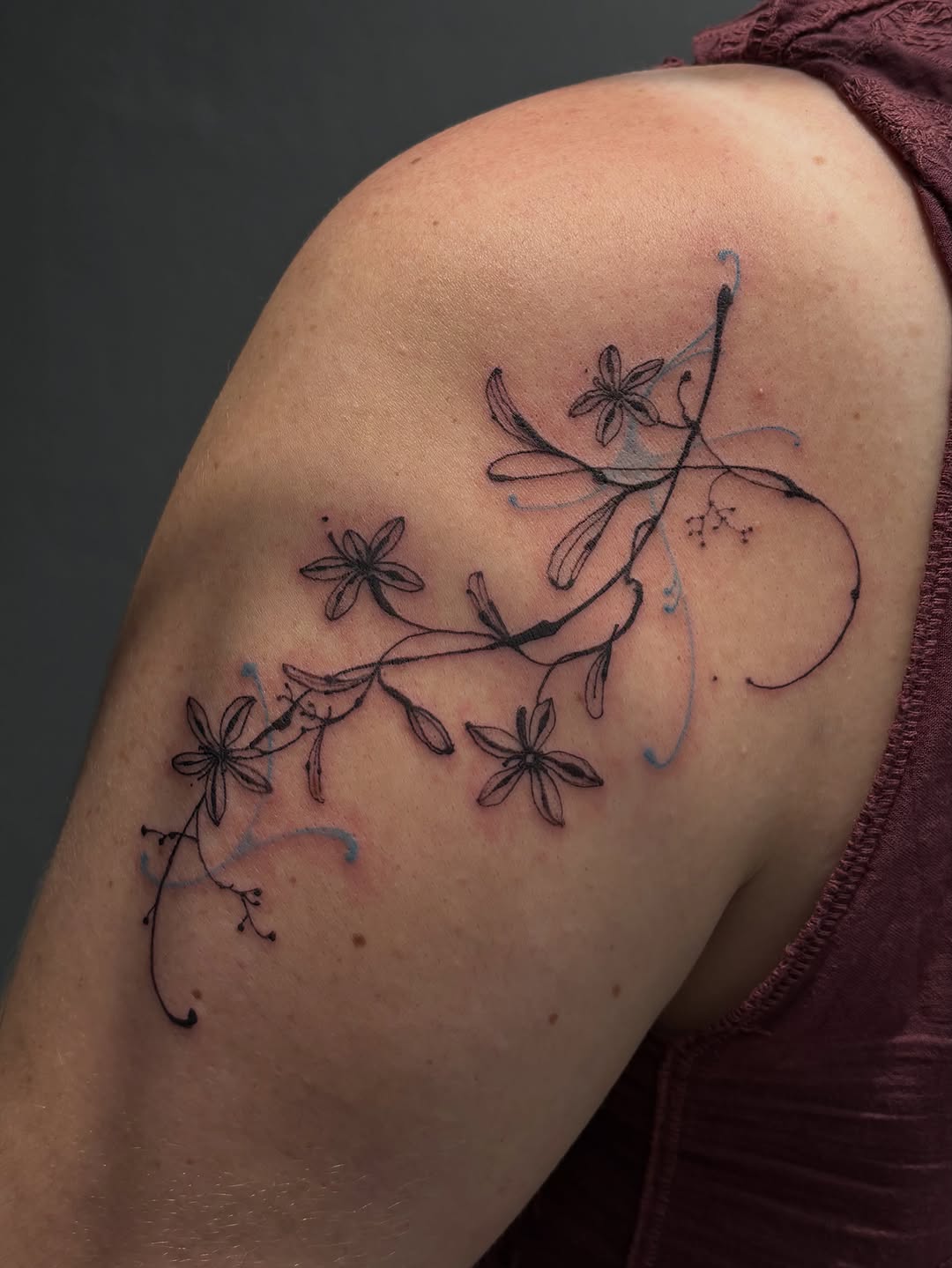 Tattoo by @filo.tatt โ fine_line, watercolor