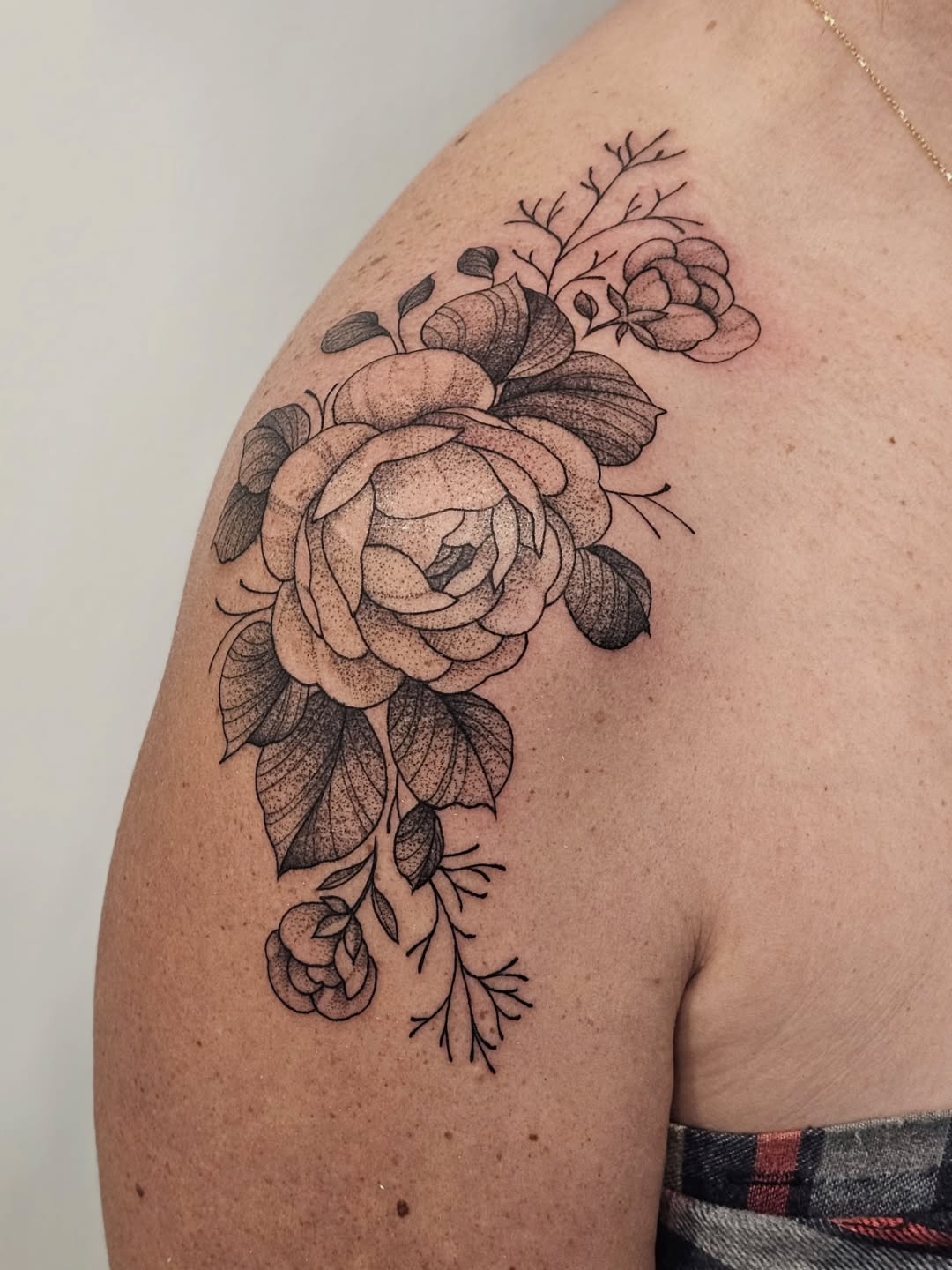 Tattoo by @tattoosbykylie โ dotwork, fine_line