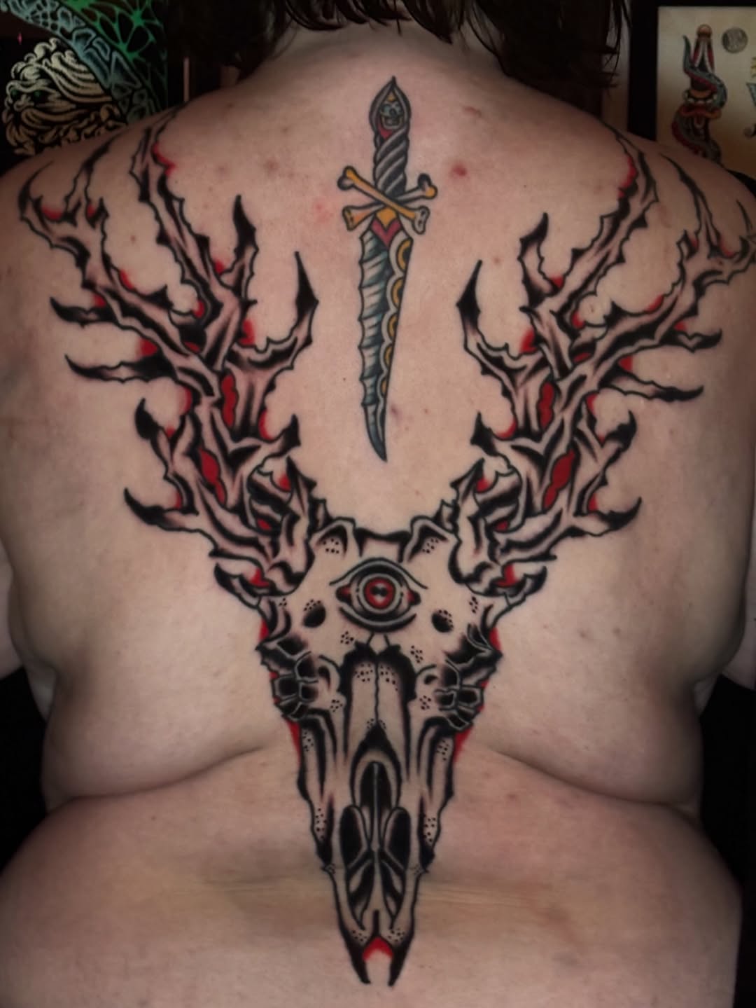Tattoo by @rest_press — blackwork, neo_traditional