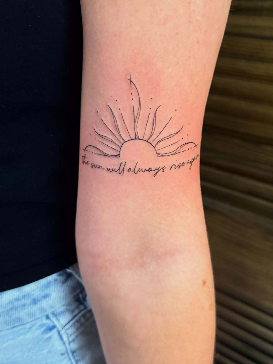 Tattoo by @britter_tattoos — lettering_script, fine_line