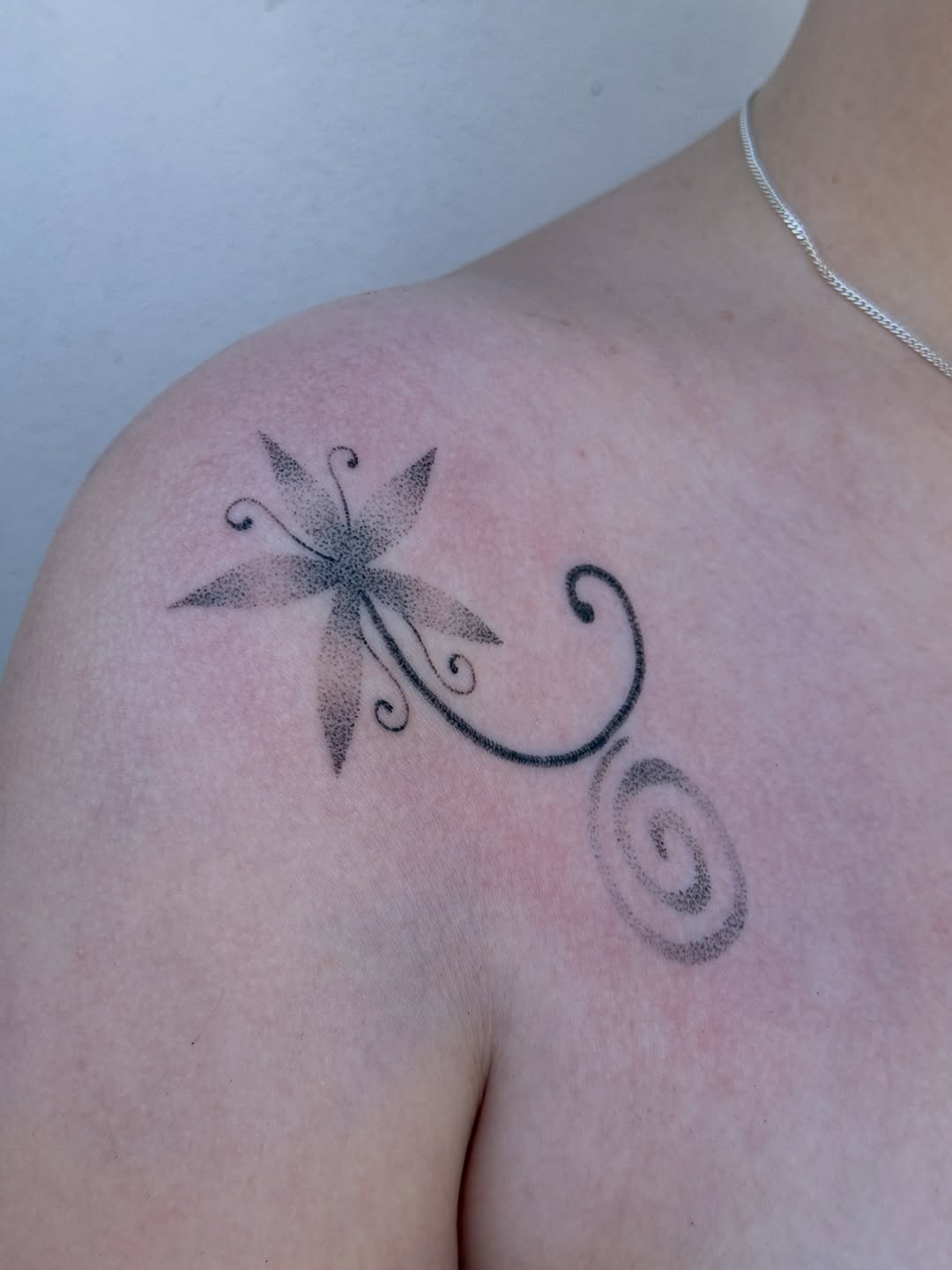 Tattoo by @alicexgreen — dotwork, fine_line