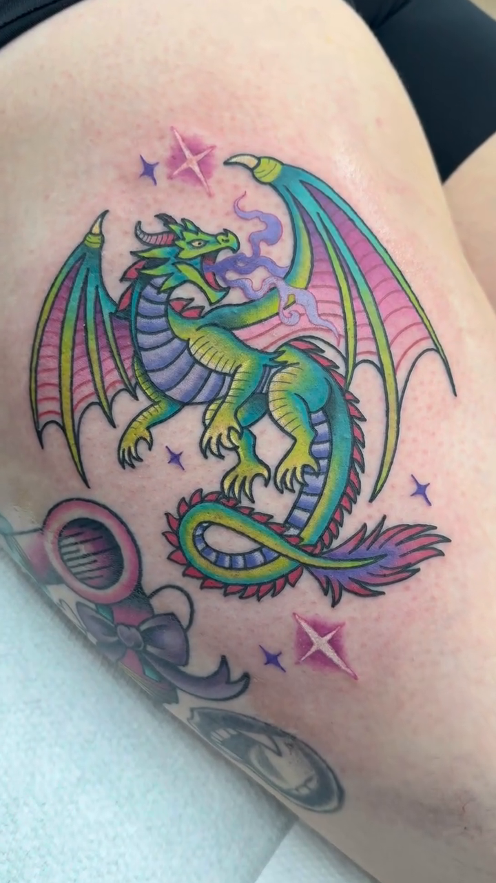 Tattoo by @kara.monstera — neo_traditional