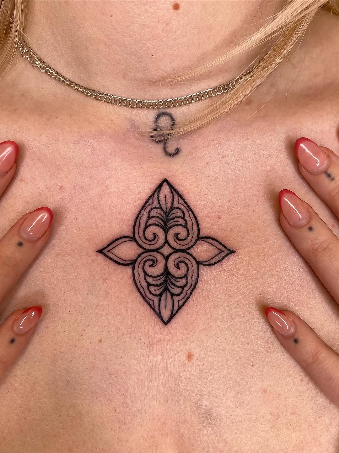 Tattoo by @courtneylloydtattoos — ornamental, fine_line