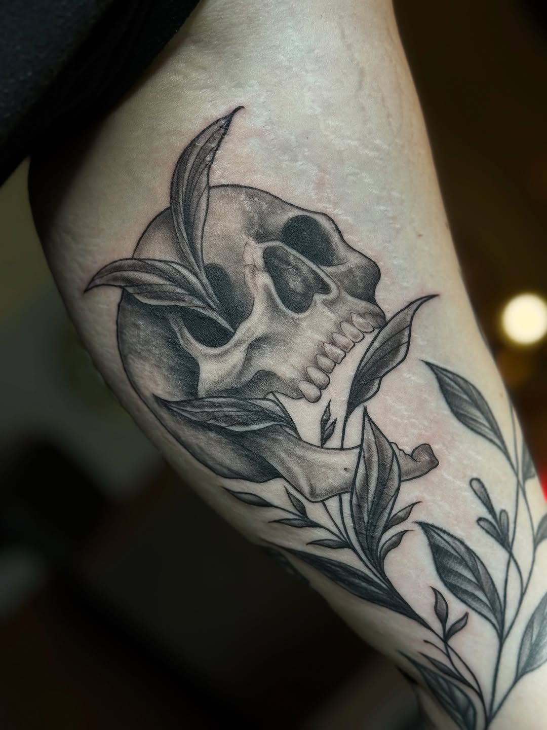 Tattoo by @lilymyriatattoos — black_and_grey, realism