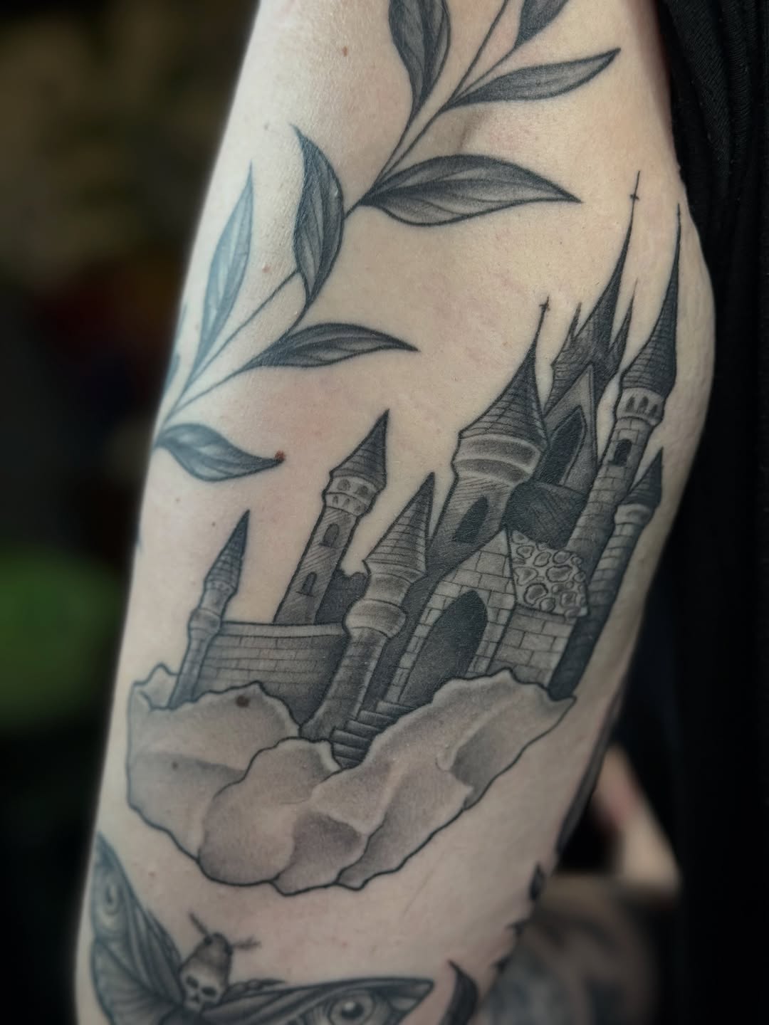 Tattoo by @lilymyriatattoos — black_and_grey, realism