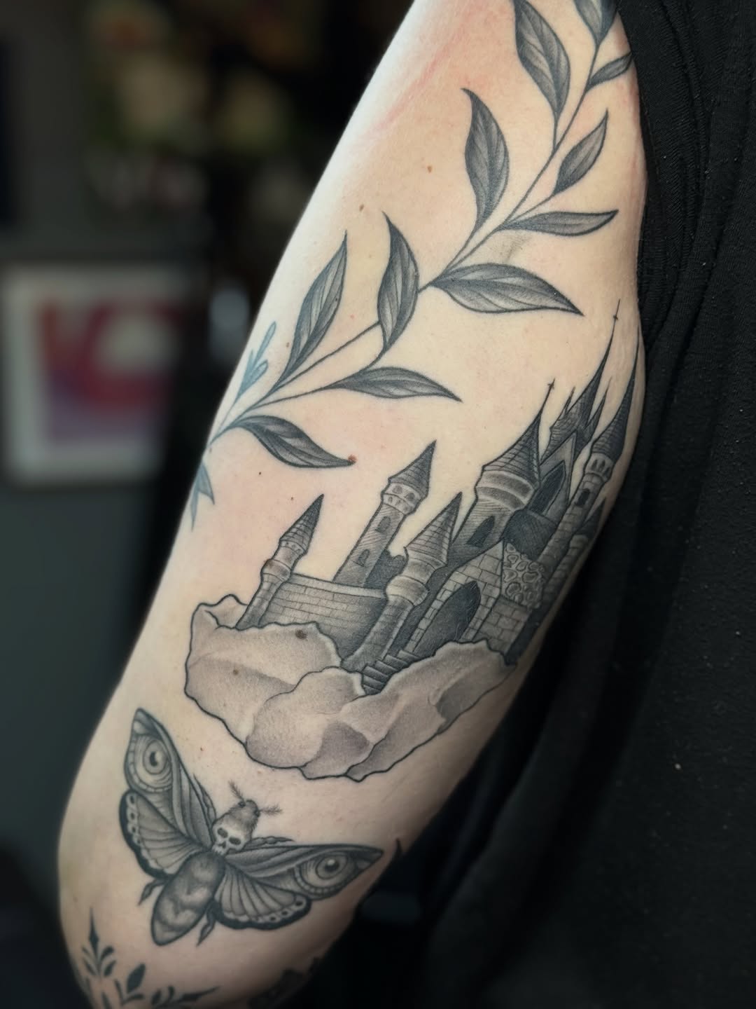 Tattoo by @lilymyriatattoos — black_and_grey, realism