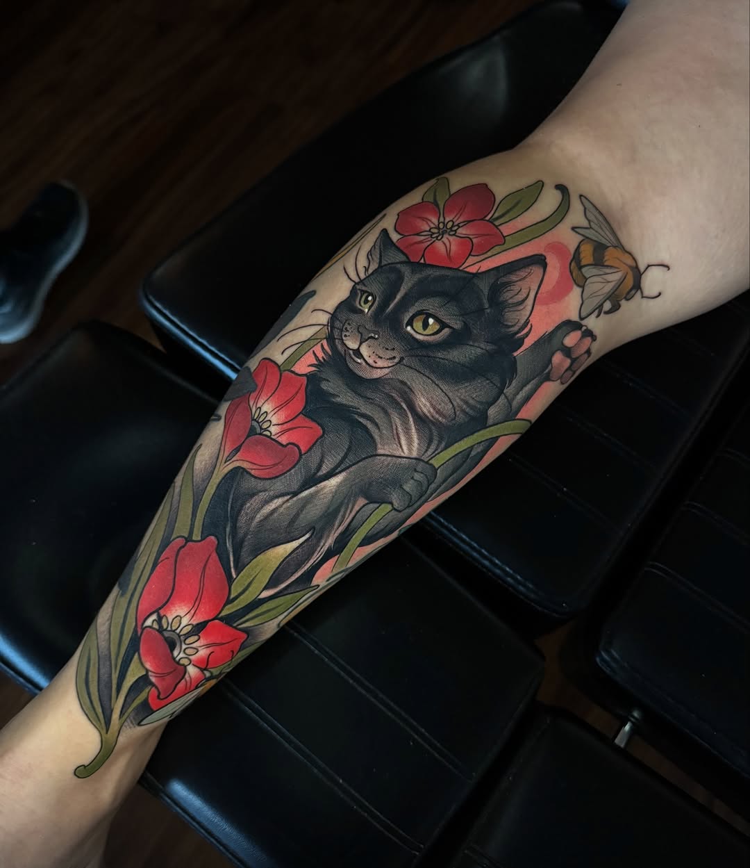 Tattoo by @fredbrowntattoos — realism, neo_traditional