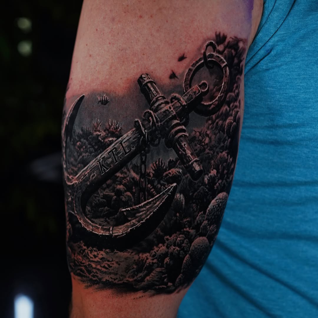 Tattoo by @josemanoel_sopelaartetattoo โ realism, black_and_grey