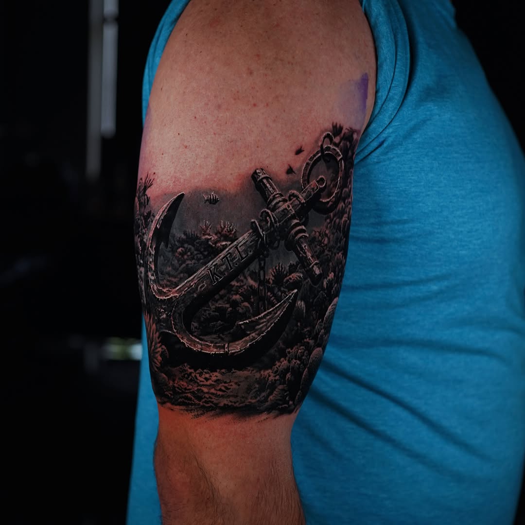 Tattoo by @josemanoel_sopelaartetattoo โ realism, black_and_grey