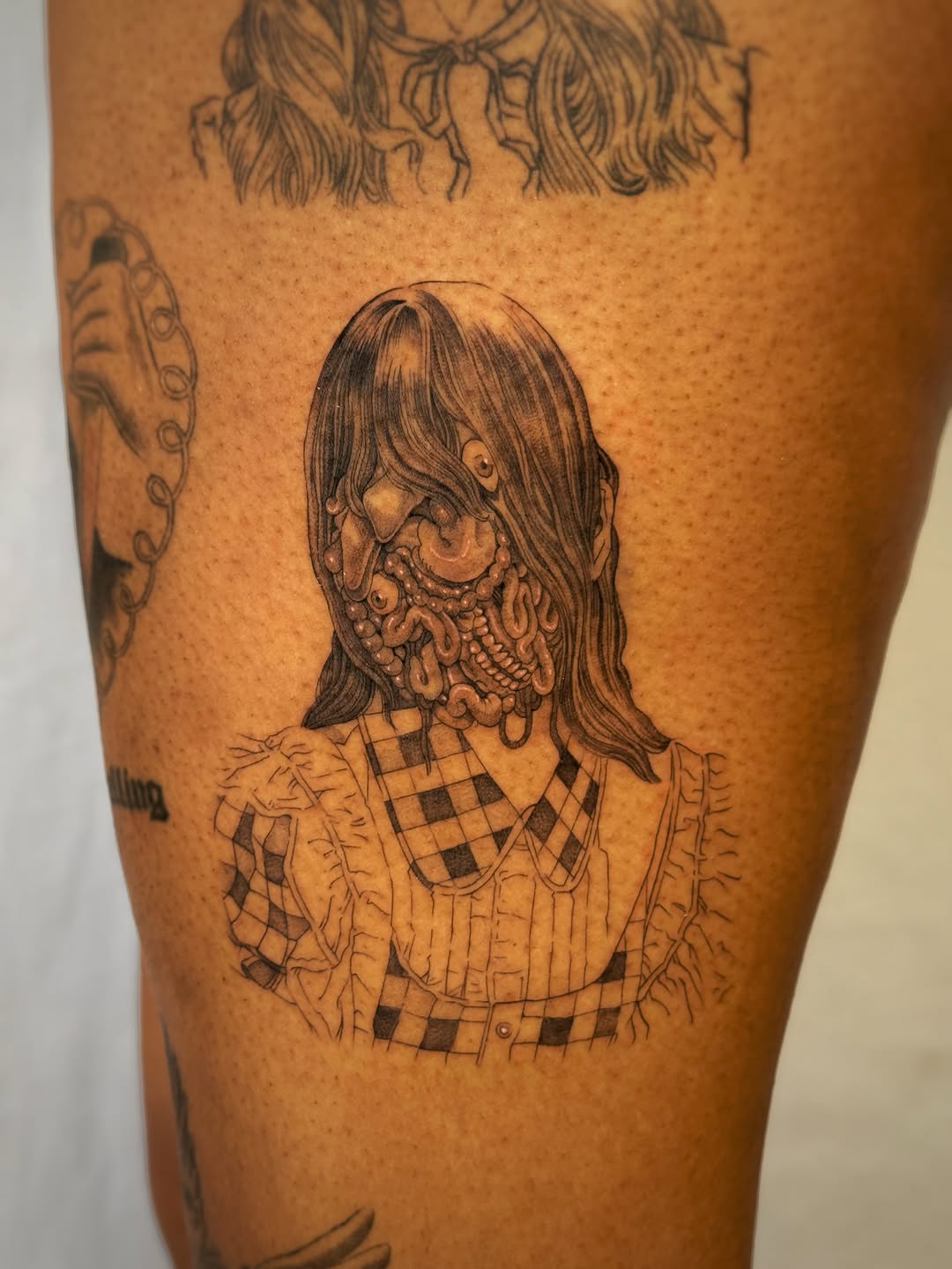 Tattoo by @mortatattoos — dark_realism, illustrative