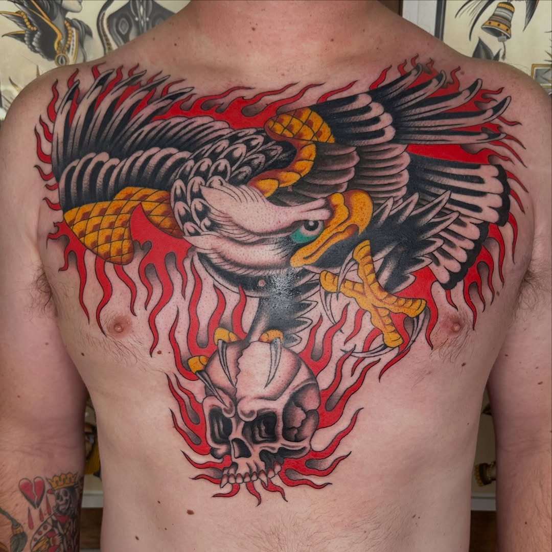 Tattoo by @austinmurfitttattoos — american_traditional, neo_traditional