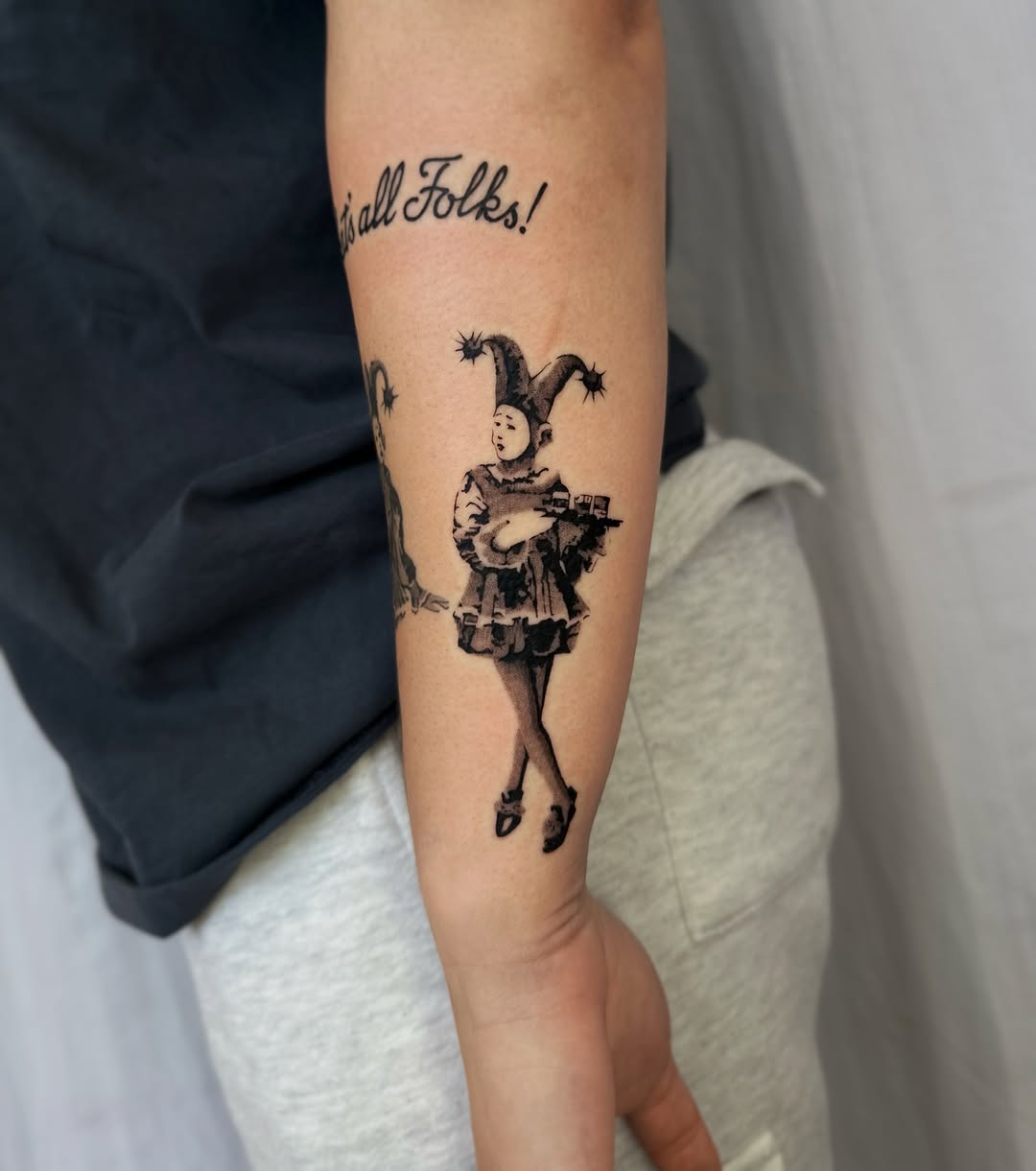 Tattoo by @mortatattoos — black_and_grey, realism