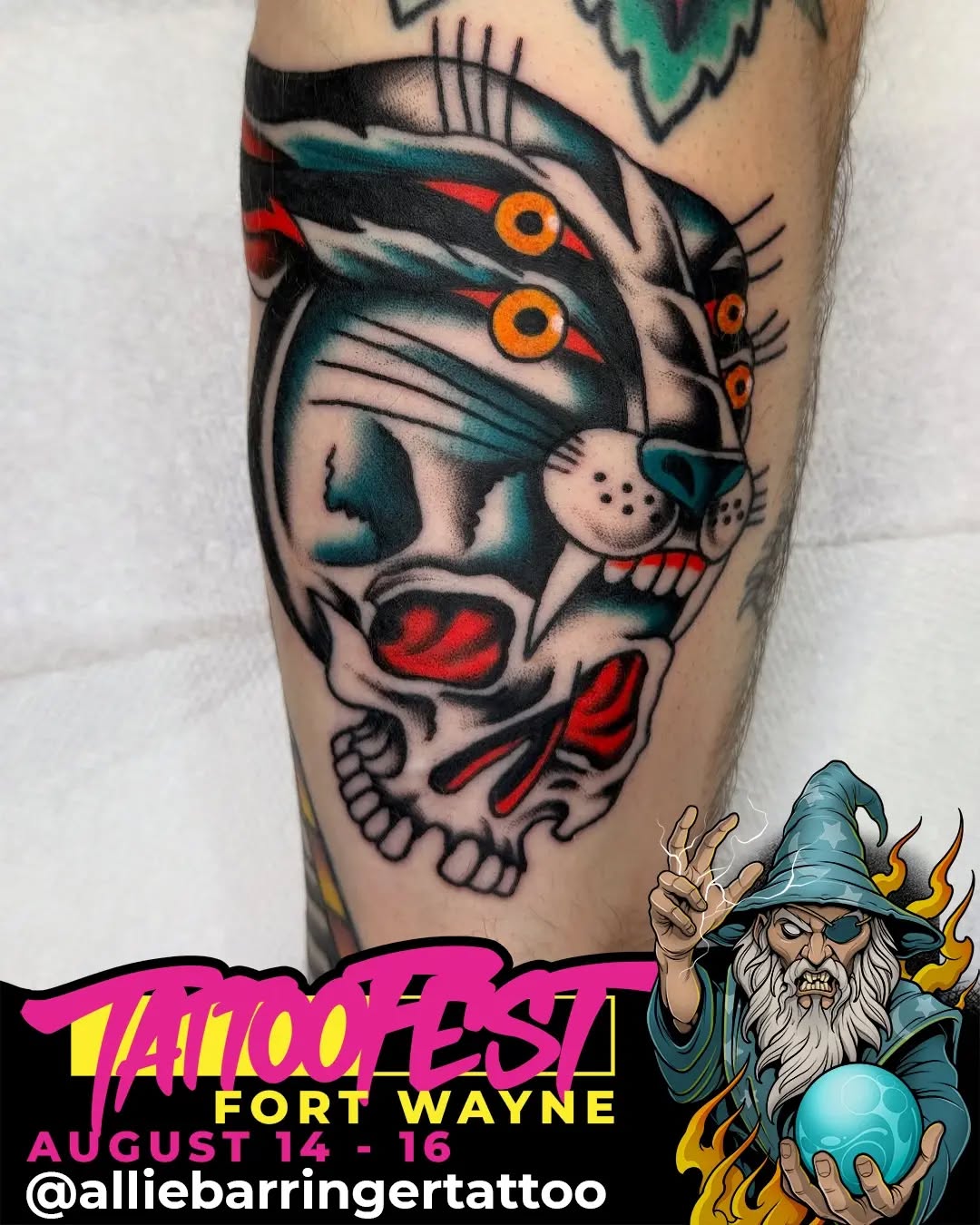 Tattoo by @alliebarringertattoo — american_traditional, neo_traditional