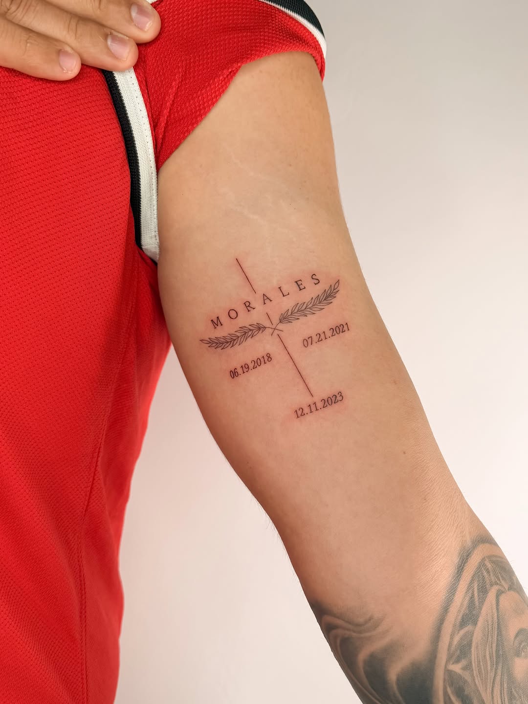 Tattoo by @mjae.inked — fine_line, lettering_script