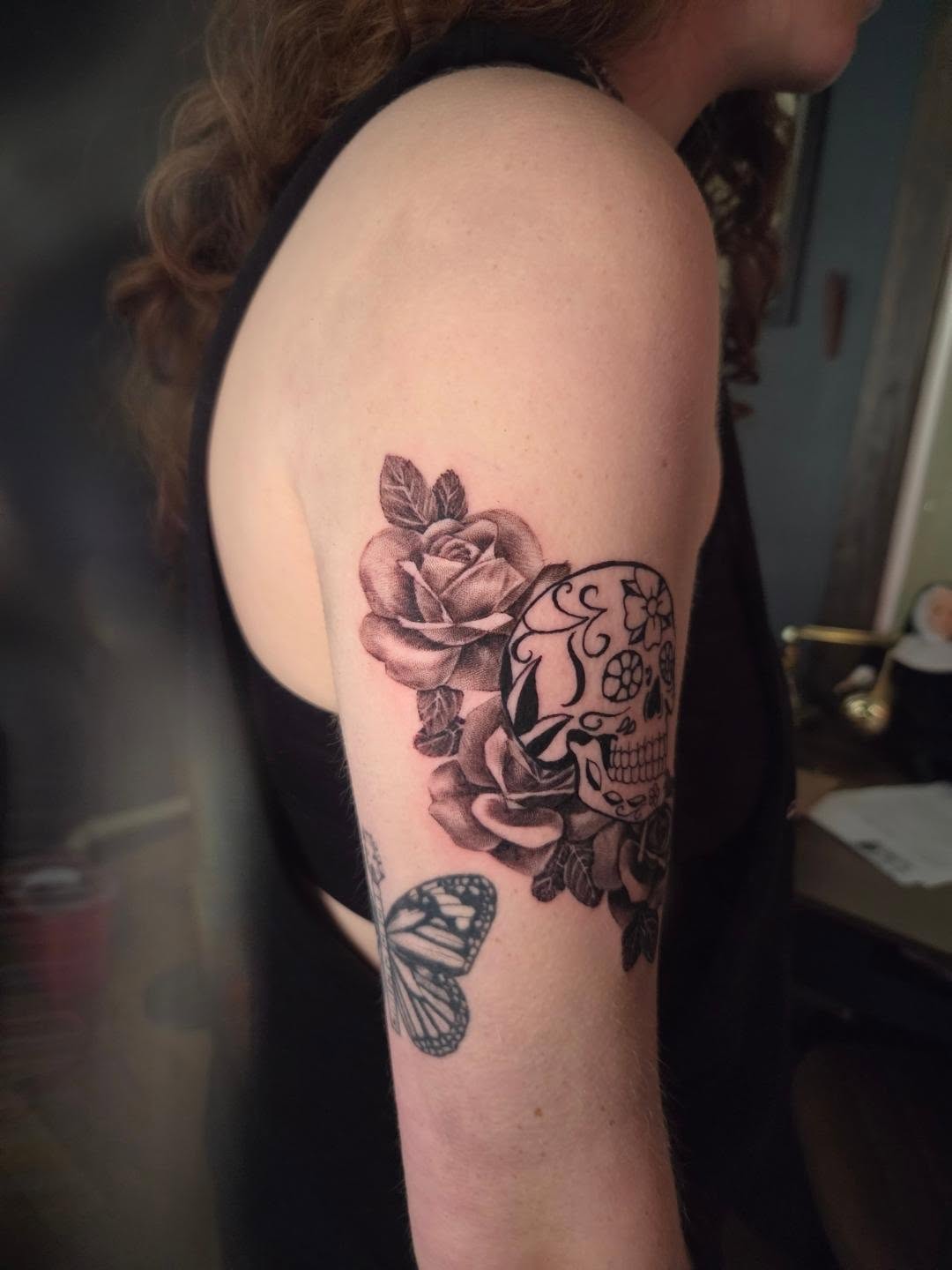 Tattoo by @bongobodyart — black_and_grey, realism