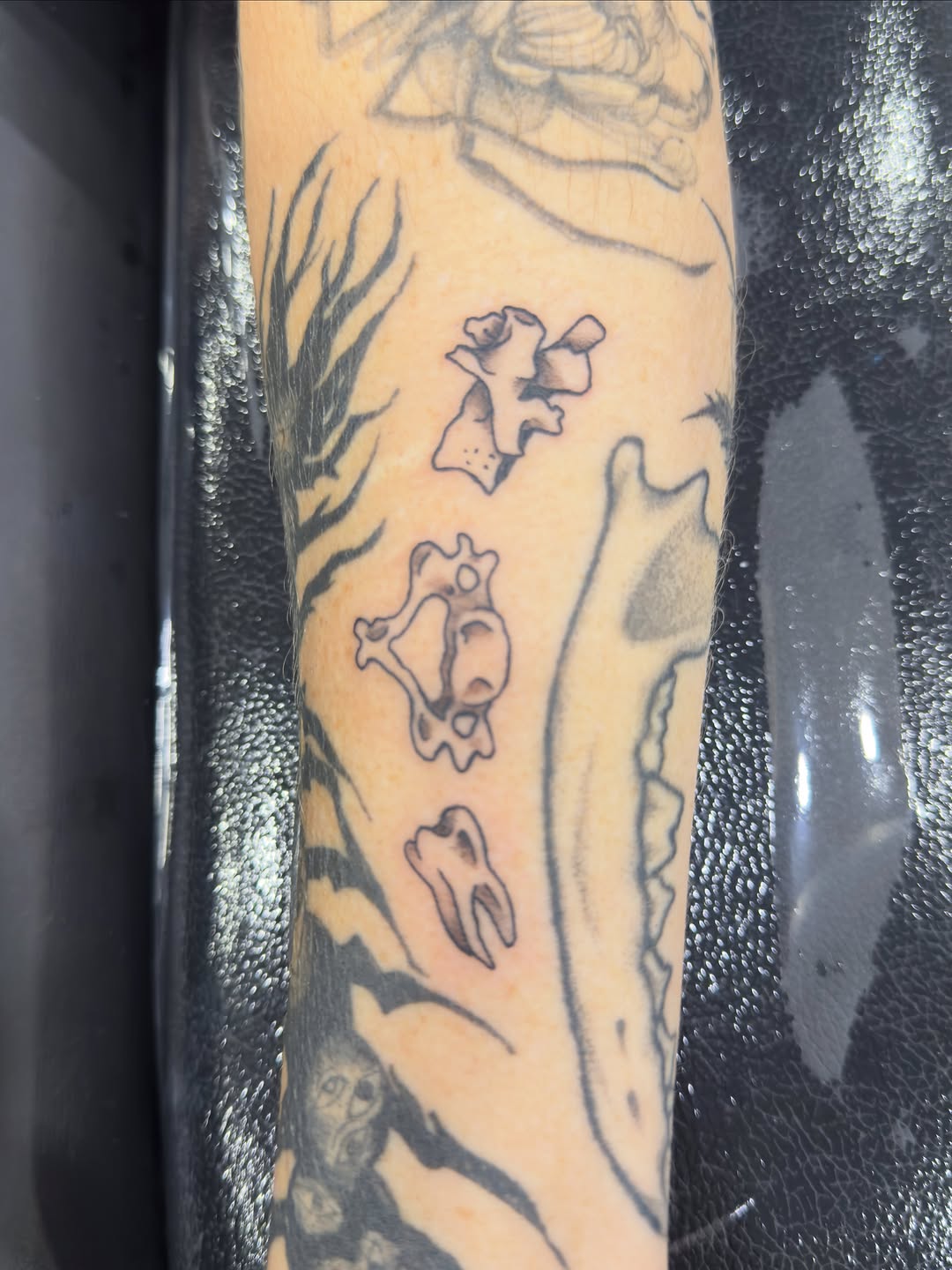 Tattoo by @gothcat.ink β black_and_grey, realism