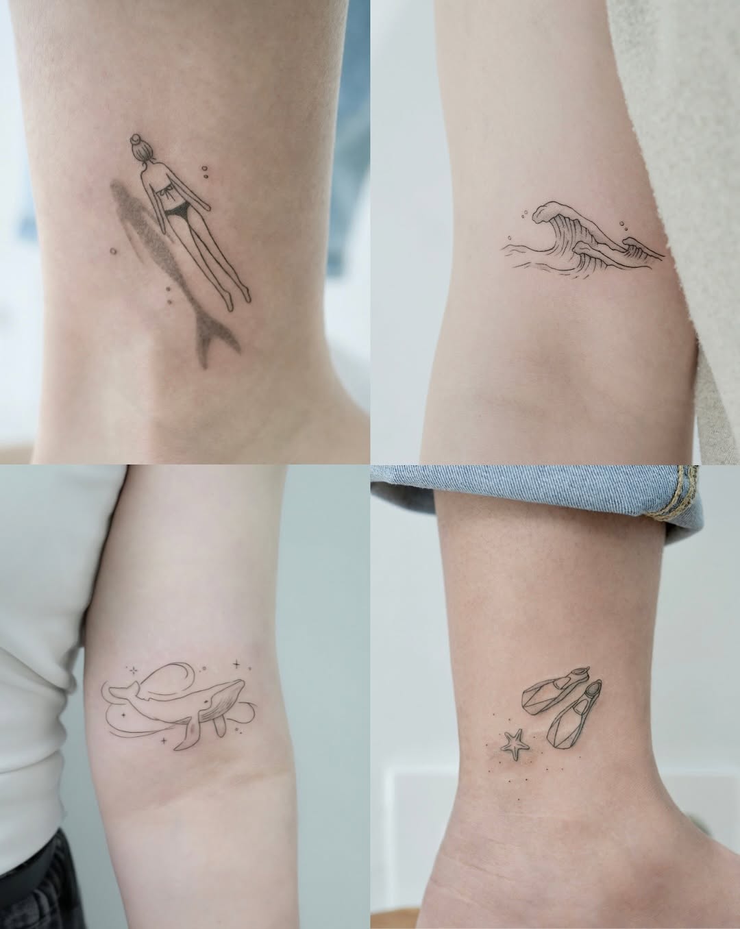 Tattoo by @ink.danu โ fine_line, minimalist