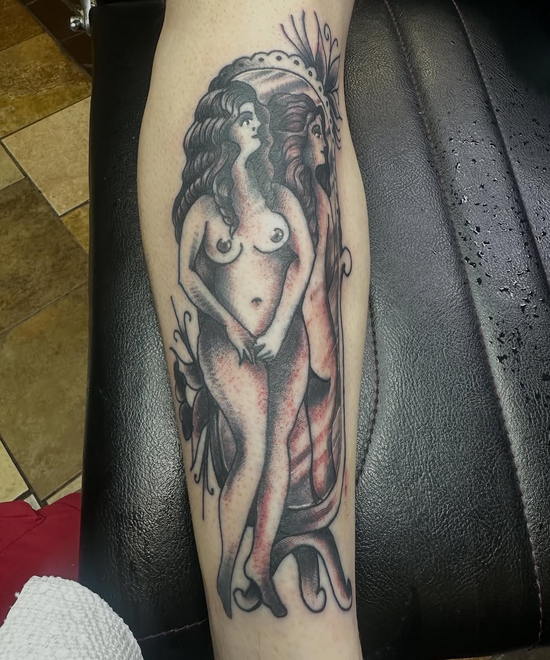 Tattoo by @n8harmon — american_traditional, black_and_grey