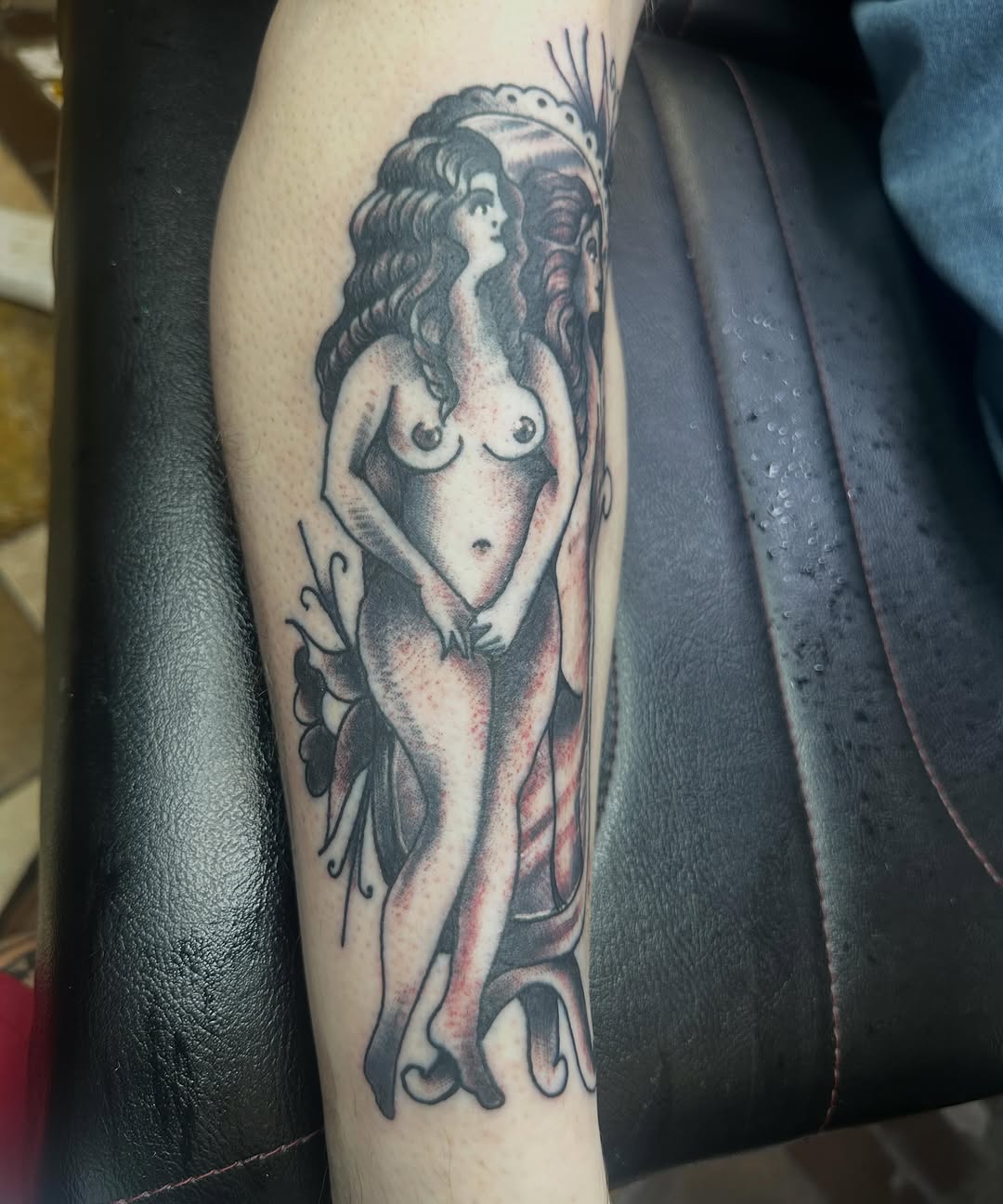 Tattoo by @n8harmon — black_and_grey, realism
